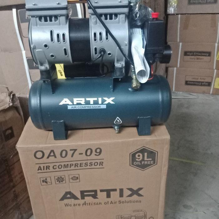 Compressor Oilless Artix OA 07-09 9L 0.75HP tools n parts