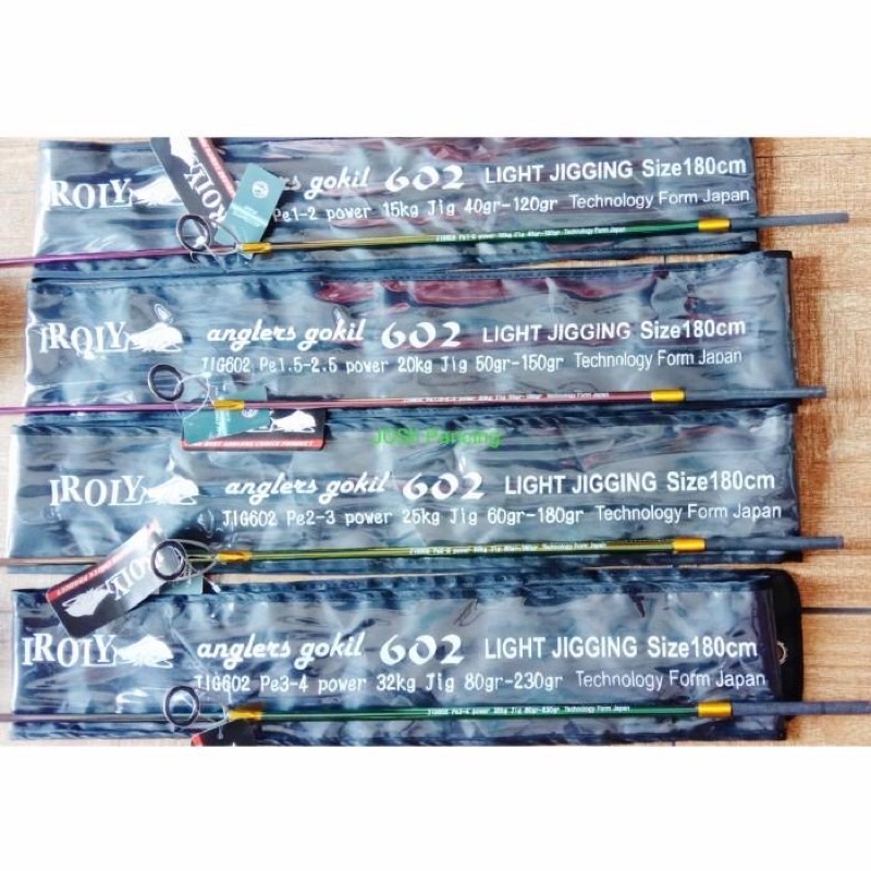 JORAN IROLY ANGLER GOKIL PE 3-4, 1.5-2.5, 2-3