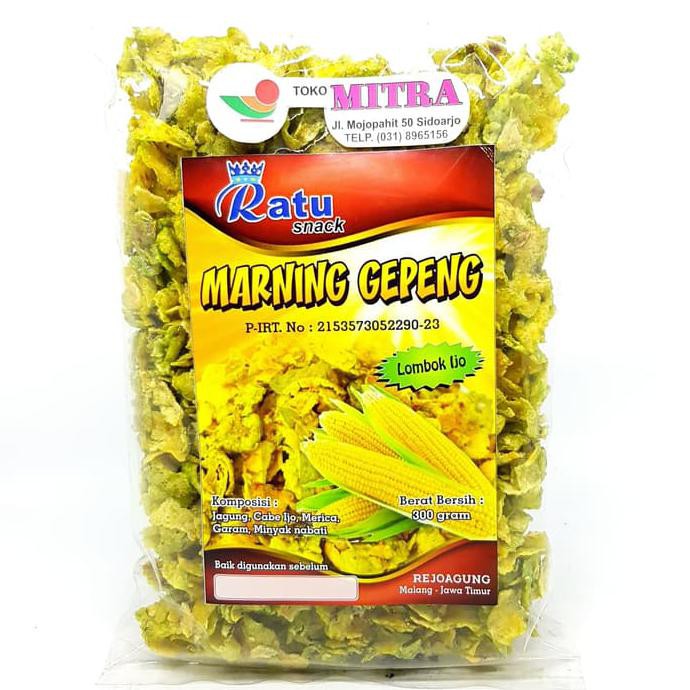 

Buruan Serbu] Ratu Snack Marning Gepeng Lombok Ijo 300Gr