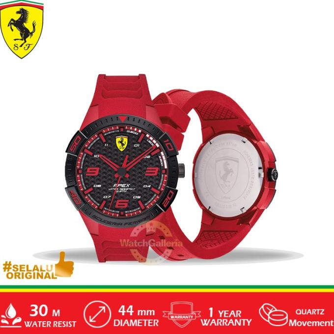 Jam Tangan Pria Scuderia Apex FERRARI 0830664 Original Murah