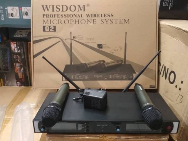 Mic wireless WISDOM Q2 original .display digital