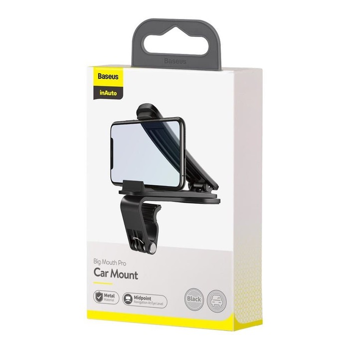 BASEUS BIG MOUTH PRO CAR MOUNT PHONE HOLDER CLIP HP DASHBOARD MOBIL