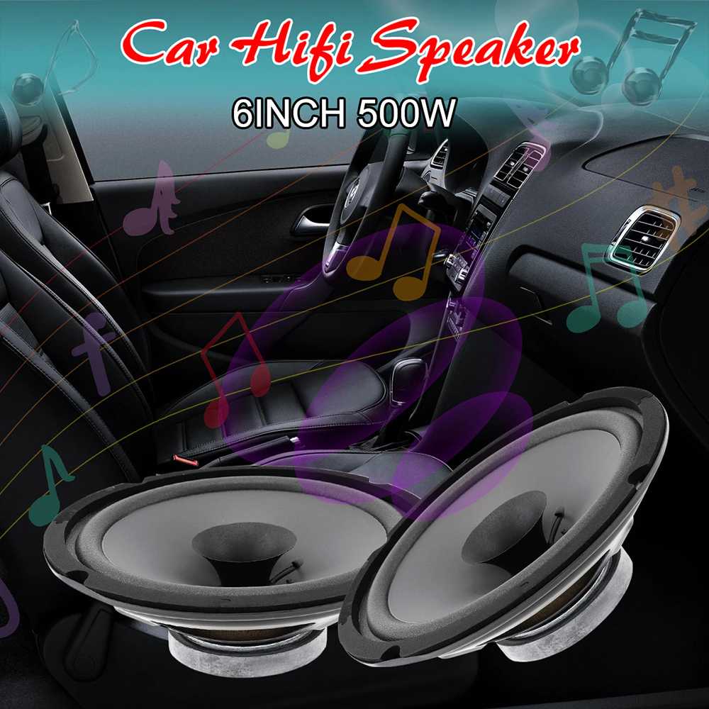 Speaker Mobil HiFi 6.5 Inch 500W 1 PCS  / Speaker Spiker Subwoofer Audio Salon Mobil Calya Agna Avanza Brio Bagasi Aktif Kolong / Speaker Pintu Mobil Bass Avanza Agna Agya Canter Calya Ertiga Carry Grandmax Honda Inova Panther Innova Jaz Kijang Murah