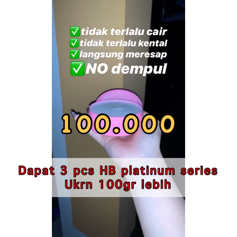 PROMO JADI 90.000 3pcs HB PLATINUM SERIES✨