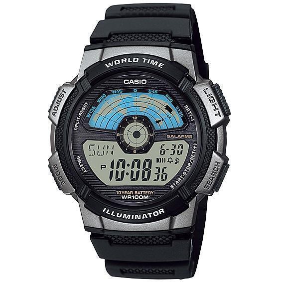 Jam Tangan Pria Casio AE-1100W-1A Illuminator Original