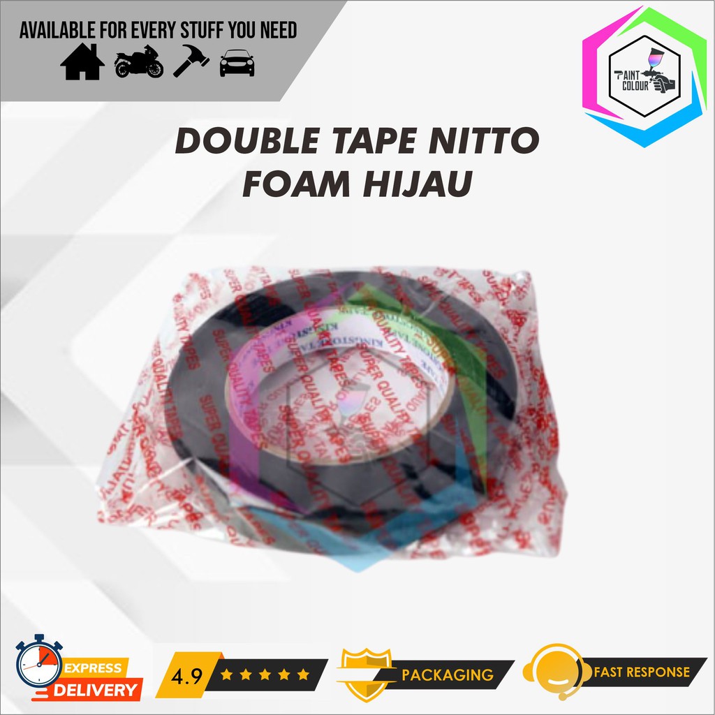 Double Tape Foam Busa Kingstone Hijau