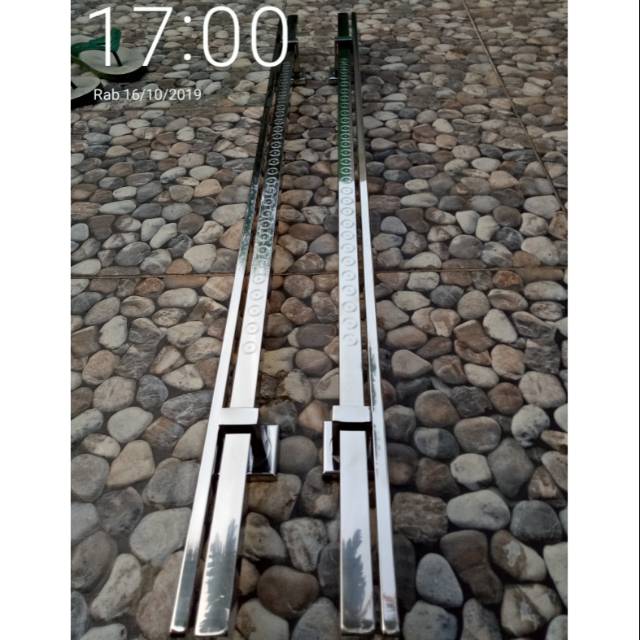  Gagang  pintu  tempel 120cm handle twin Shopee Indonesia