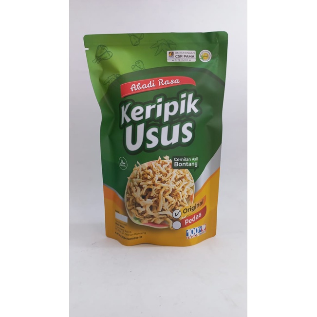 

Kripik Usus Abadi Rasa 200gr