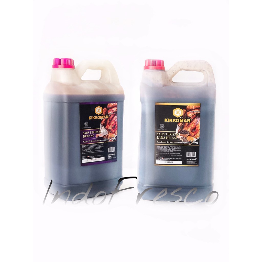 

PROMO KIKKOMAN HALAL GARLIC TERIYAKI+BLACKPEPPER 5.7KG- KHUSUS GOSEND 4PC TERMURAH