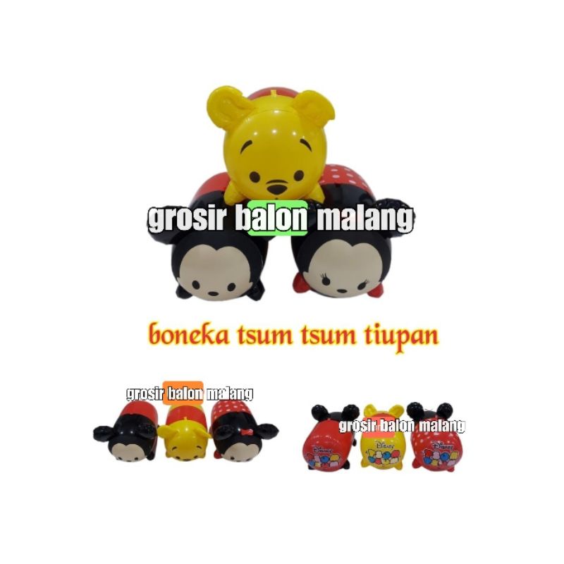 balon pvc karet tiup tiupan boneka tsum tsum winnie de pooh