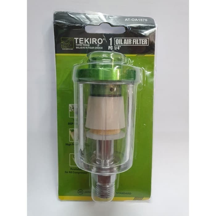 TEKIRO OIL AIR FILTER SPRAY GUN WATER SEPARATOR UDARA KOMPRESOR OA1870 Filter Saringan Udara Spray Gun Air Water Oil Separator