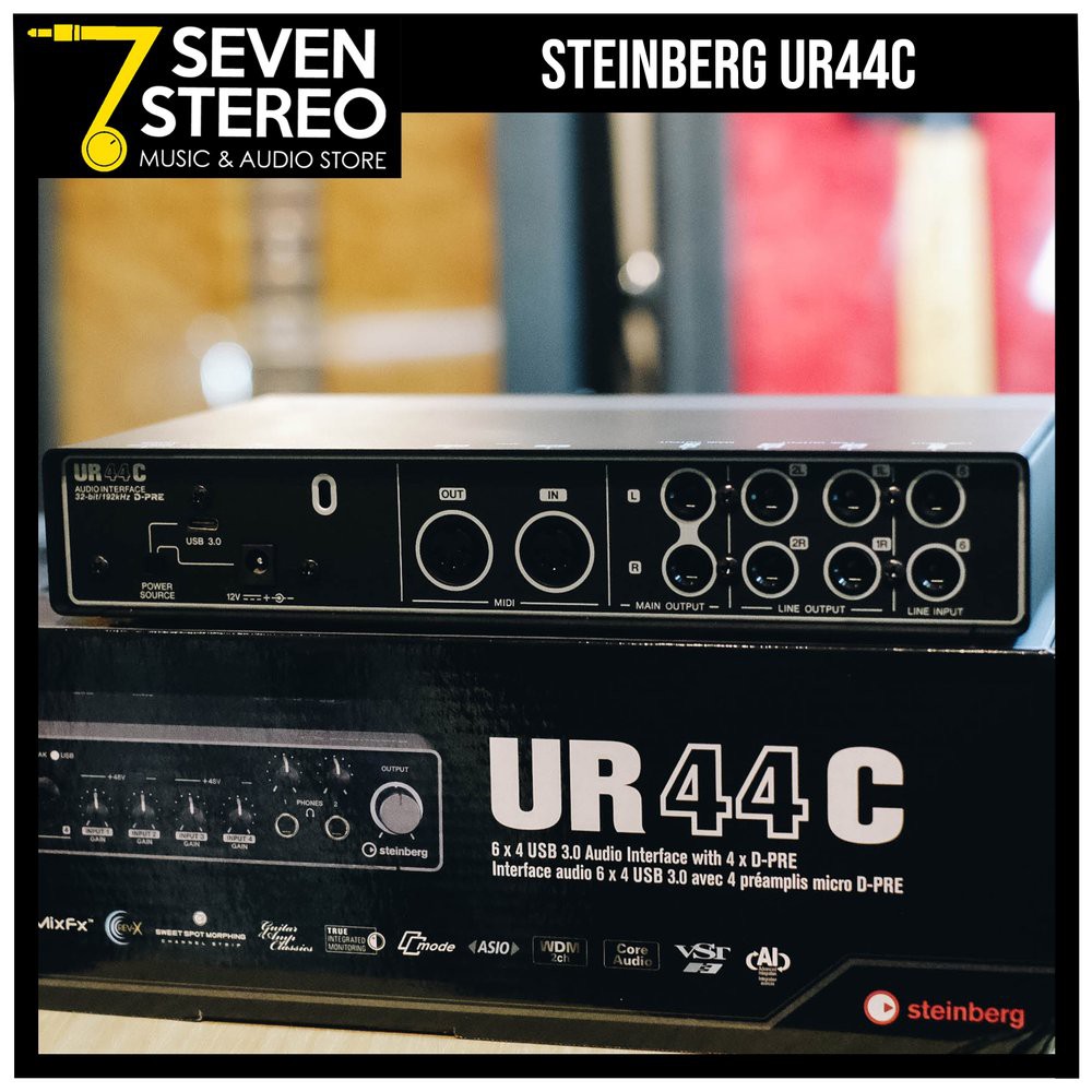 Steinberg UR44C Audio Interface - Soundcard Recording