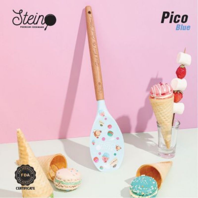 Stein Cookware Pico Blue - Pink Sutil Spatula