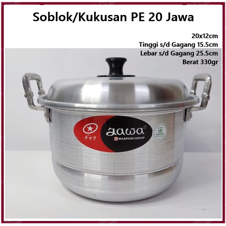 Panci Soblok/Kukusan Jawa PE 20 Maspion