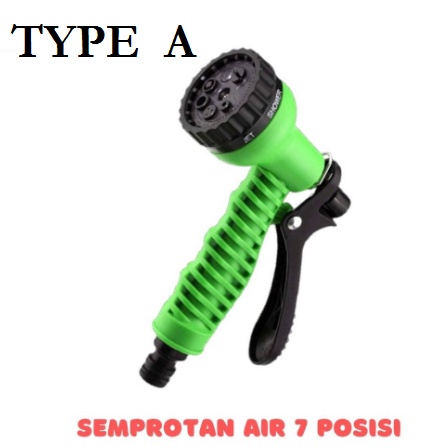 Hose Nozzle Semprotan Selang Air Tembak 7 in 1