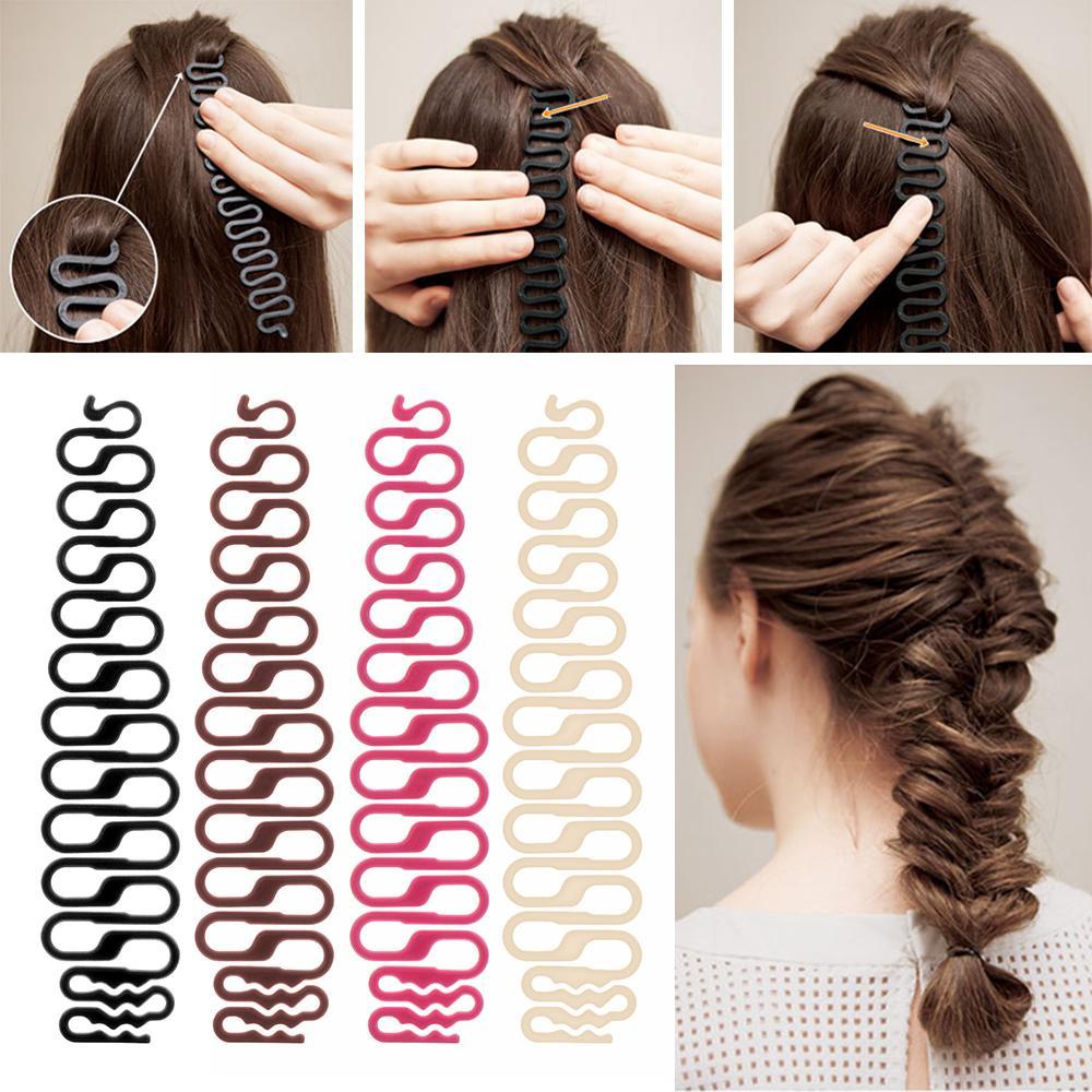 Top Magic Hair Braiding 3warna Wanita DIY Twist