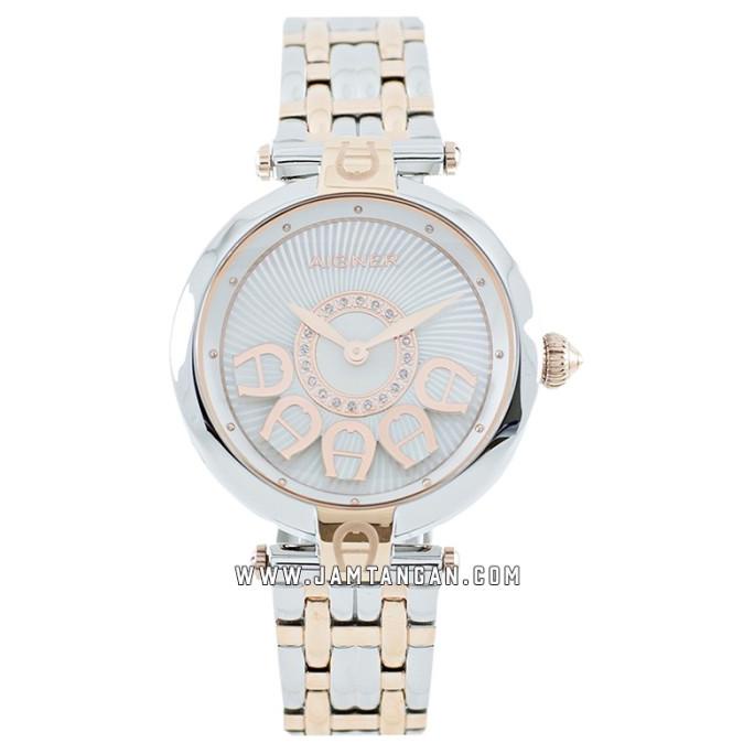 Aigner Florence A129203 Ladies Silver Dial Silver Rose Gold Plated barang ada