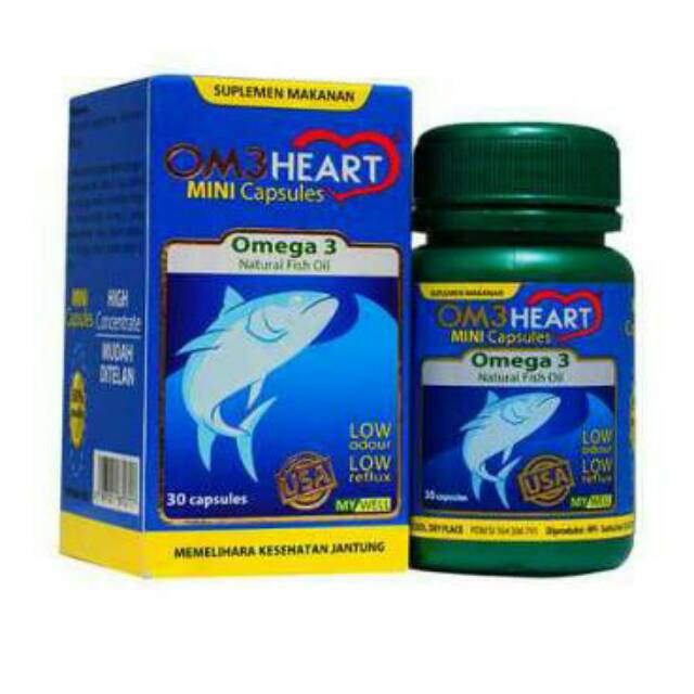 Om3heart Omega3 ISI 30 kaps