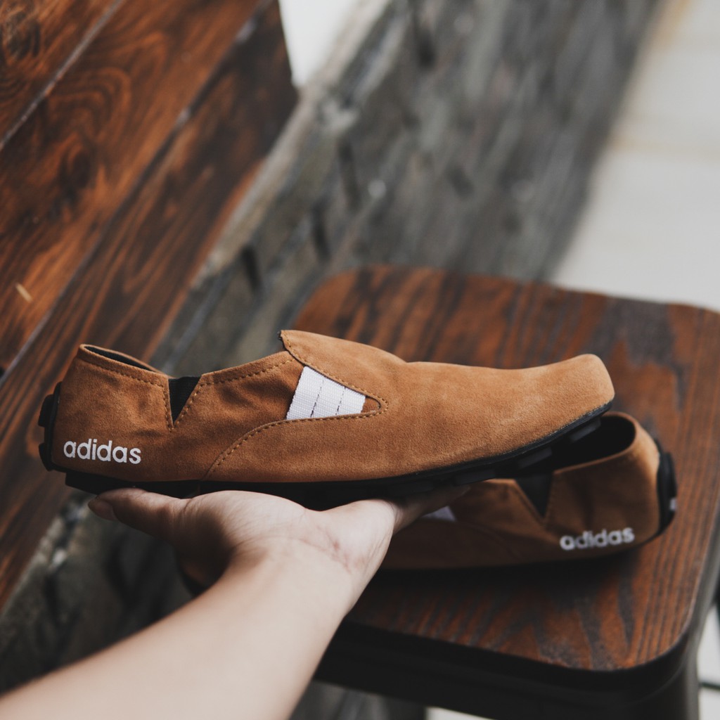 recomended-adidas suarez sepatu kasual pria slip on suede terhits kulih kerja jalan santai