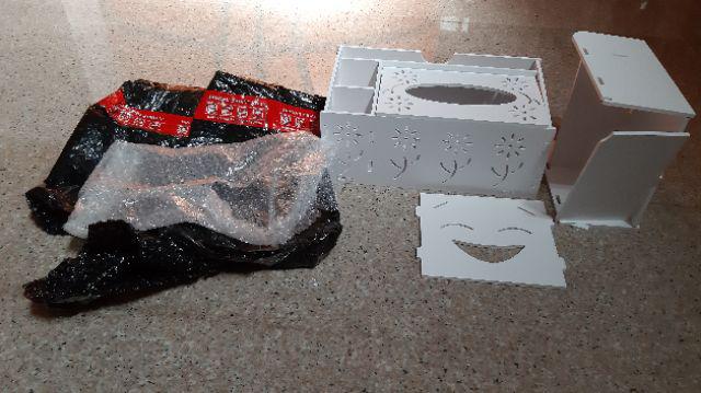 Kotak Tisu Rak Tisu Tempat Majalah Remote Hp Kacamata Pulpen Serbaguna  715f