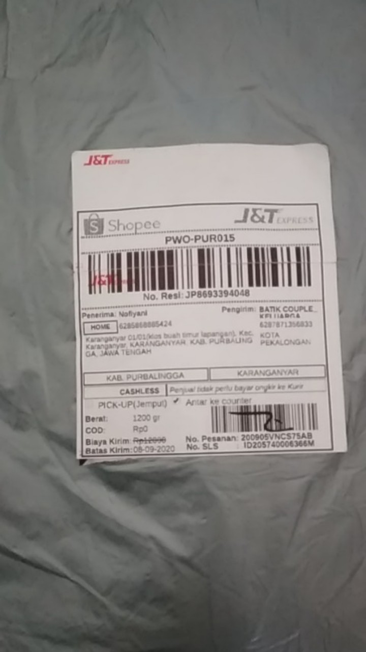 Batik Couple Keluarga Sania Ruffle Ori Ndoro Jowi Dnt Manuk Tarung Putih