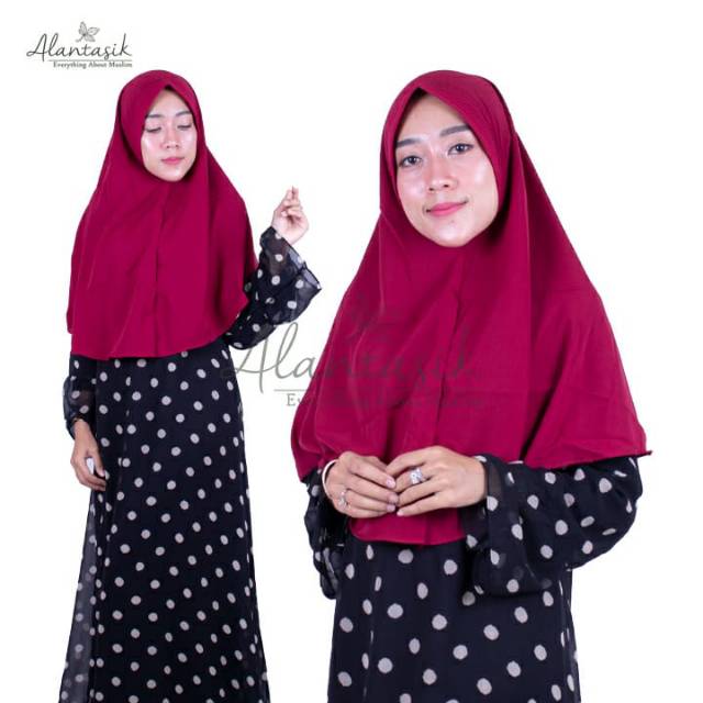 Alantasik-pet antem uji/ simple pet  / jilbab wolfis/ khimar simple/ R.25