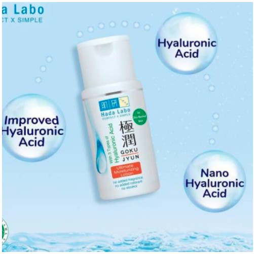 HADA LABO Gokujyun Ultimate MOISTURIZING LOTION 100ml (FOR DRY SKIN / GARIS ORANGE)