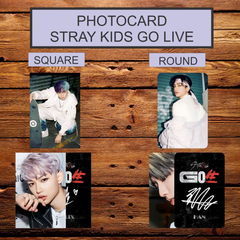 PHOTOCARD STRAY KIDS GO LIVE