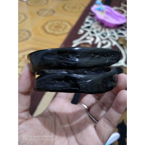 GELANG AKAR BAHAR MERAH BODY HITAM