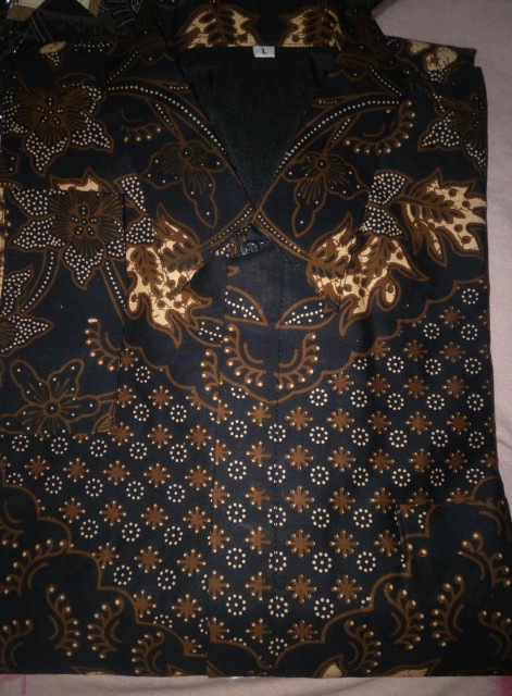 [full Furinng] Kemeja Batik Pria Lengan Panjang Motif Perwira Bahan Katun Sragenan