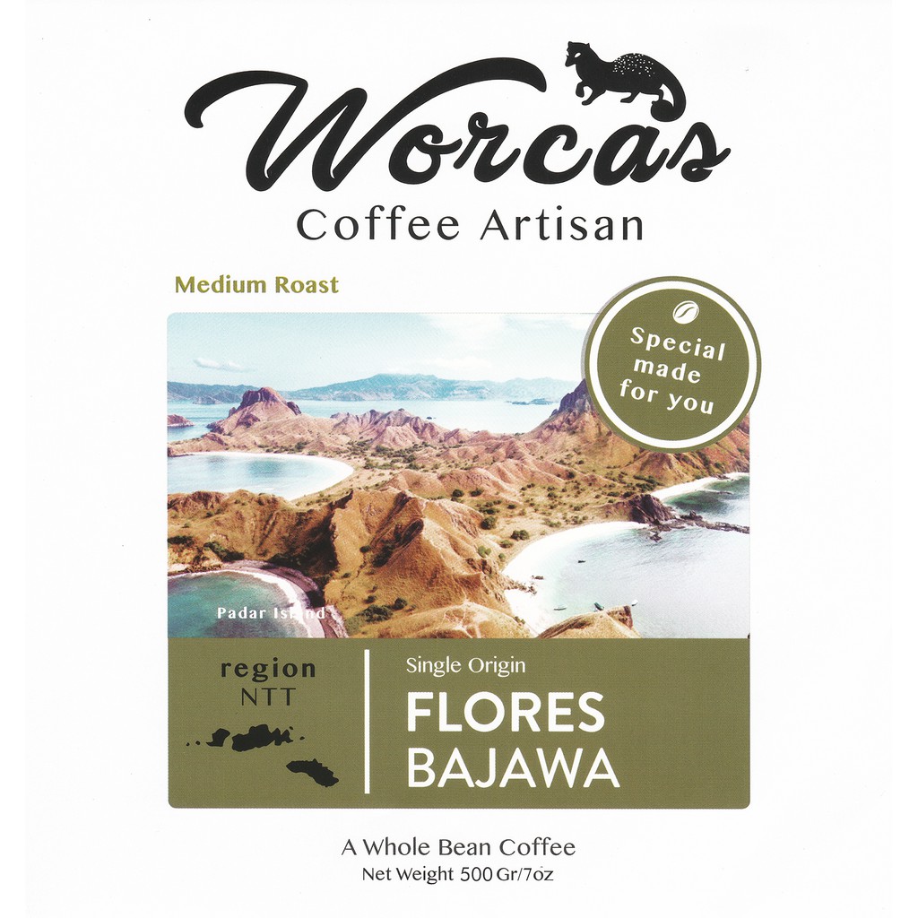 

PROMO WORCAS Kopi Arabika Flores Bajawa Gram - Medium Roast