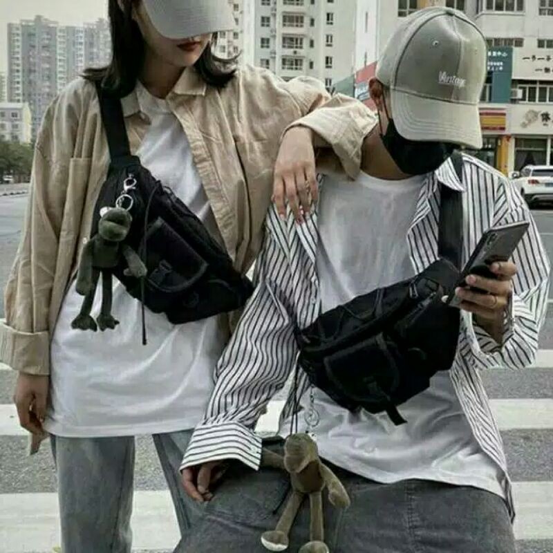 XILINDIQ TACTICAL- Waistbag Tactical Army Tas pinggang Tas Polisi Tas pria wanita Tas Selempang pria