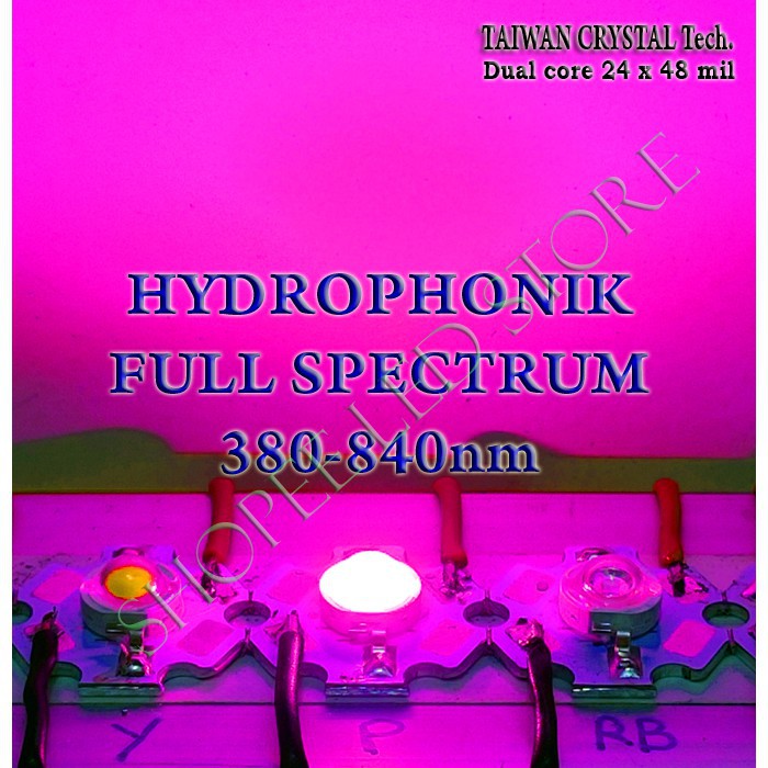 [DSP-9059] HPL LED 3 WATT FULL SPECTRUM GROW HIDROPONIK ( PINK ) AQUASCAPE