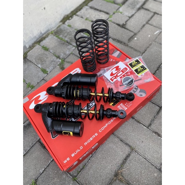 skok belakang shokbreaker belakang RCB v series premium Black edition 320mm