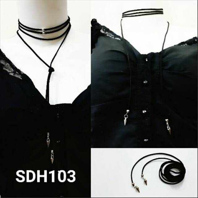 CHOKER LAYER BLACK SDH103