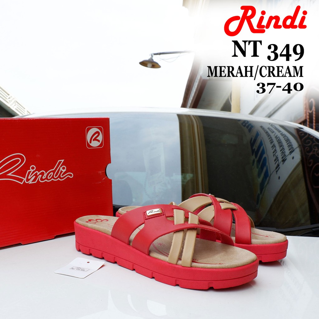 Sandal Wedges wanita - RINDI - NT 349 / NT 743 / SG 369 - Sandal casual wanita - sandal wanita rindi