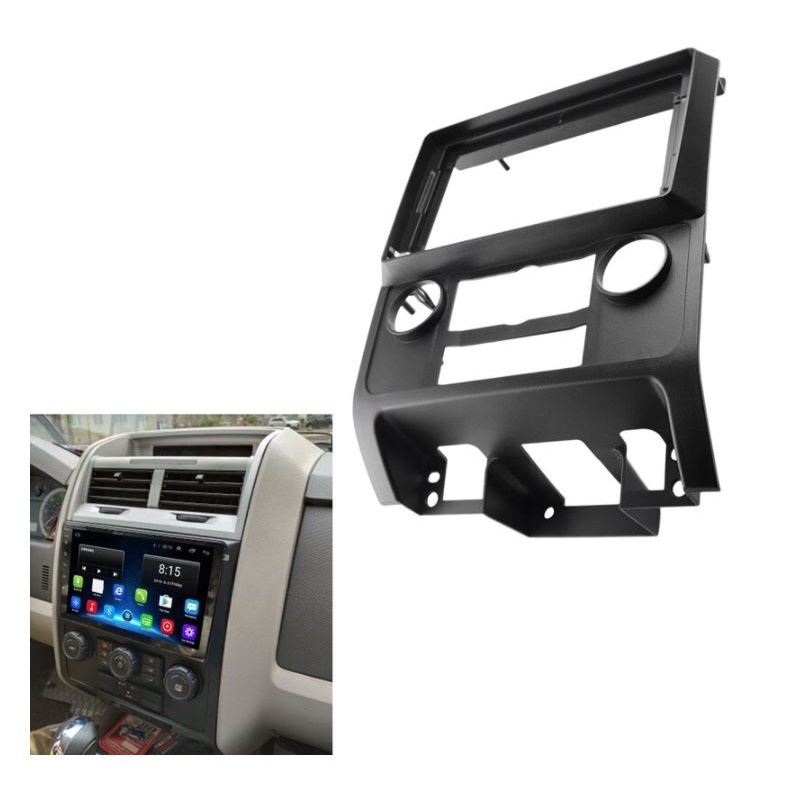 Frame panel Headunit 2 din 9 inch Ford Escape 2009 hitam