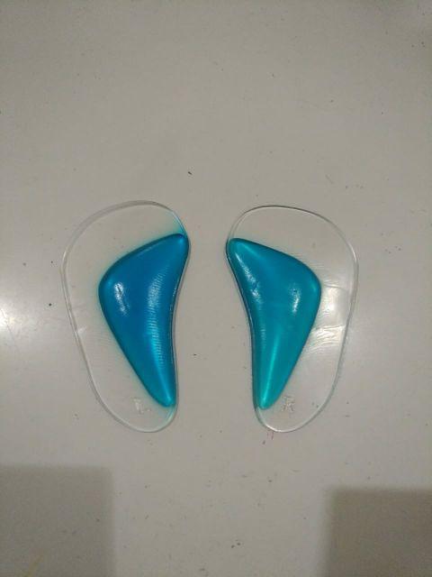 2 Pcs Arch Support Flat Foot Silicone Gel Silikon Insole