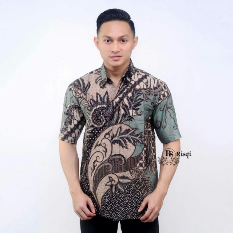 KEMEJA BATIK PRIA LENGAN PENDEK BIG SIZE JUMBO M.L.XL.XXL.XXXL.4L.5L.6L.7L.8L.9L.10L