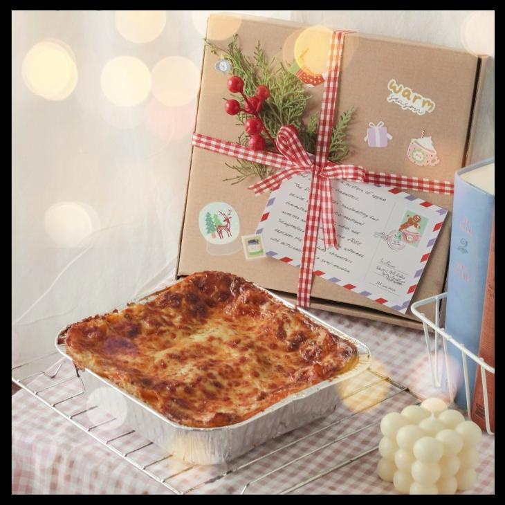

[READY STOCK] HAMPERS BEEF LASAGNA - BIRTHDAY ULTAH NATAL CHRISTMAS EID LEBARAN CNY