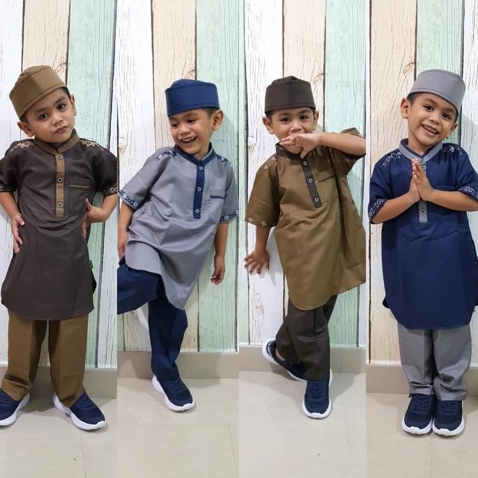 Baju Koko Anak Bayi Pakistan Baju Muslim Anak Laki-Laki Koko Pakistan