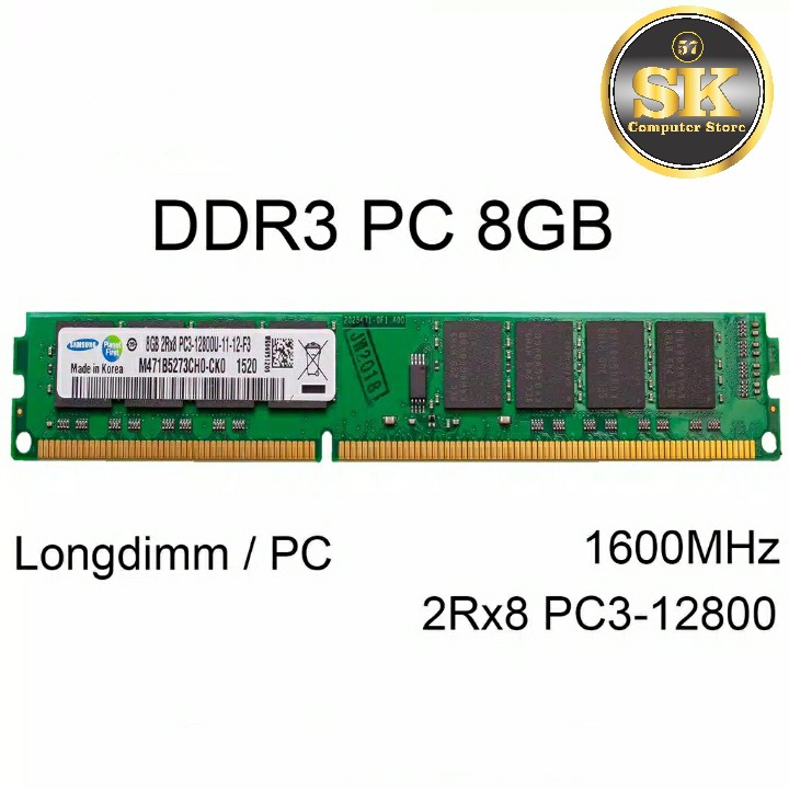 RAM / MEMORY SAMSUNG PC DDR3 8GB