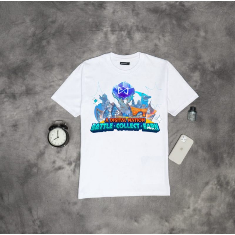 BAJU AXIE INFINIY KAOS GAME AXIE KOMUNITAS (CATTON PREMIUN GRADE A)
