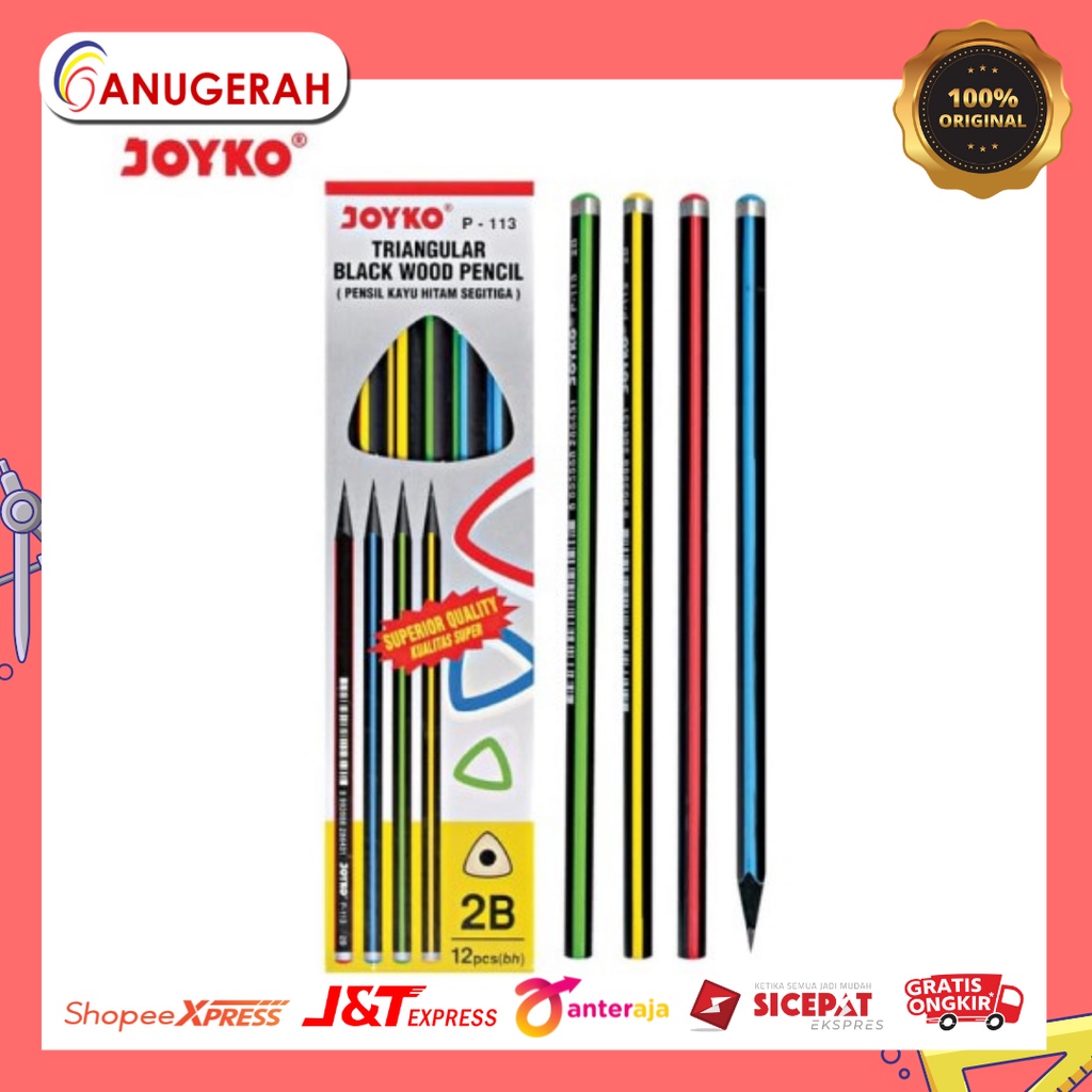 

JOYKO P-113 PENSIL 2B (PACK)