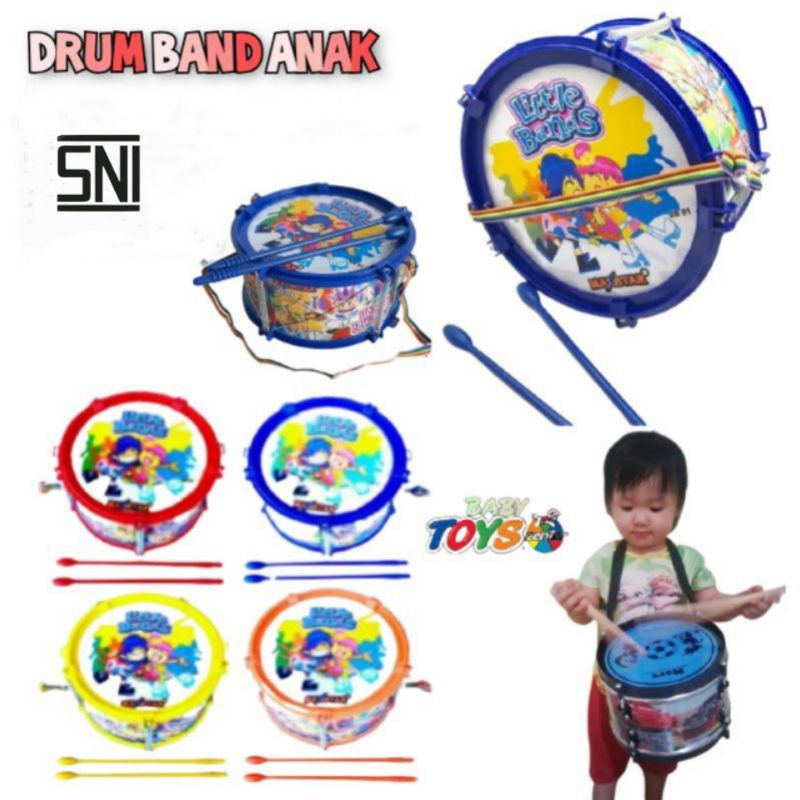 MAINAN ANAK DRUM GENDANG BESAR / DRUM BAND MURAH