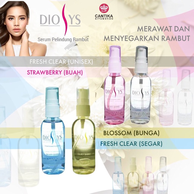 ✿ELYSABETHME✿ Diosys hair vitamin anti rambut bercabang dipakai sebelum catok hair dryer menutrisi akar batang rambut anti lepek