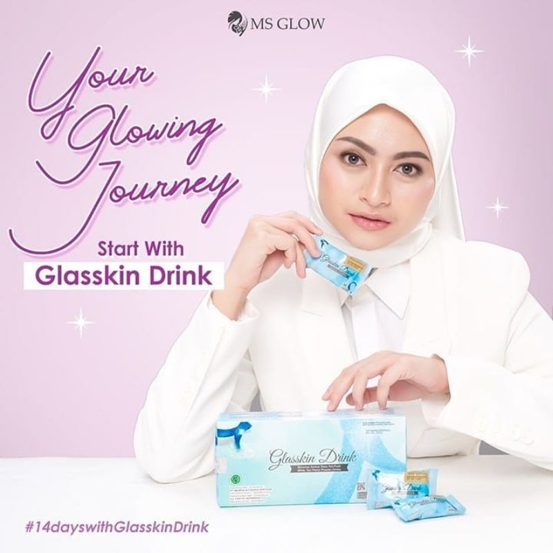 

Glasskin Drink MS GLOW / Minuman kolagen / Salmon Collagen Drink