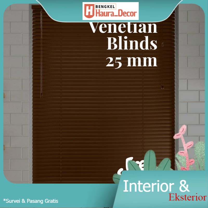 Tirai Gulung Horizontal Blind Alumunium Tirai Modern [GARANSI TERMURAH]
