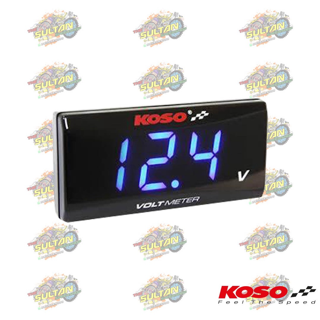 VOLT METER VOLTMETER KOSO SUPER SLIM DESIGN