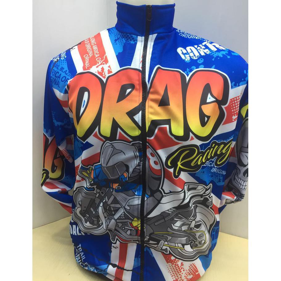 jaket motor drag bike dewasa racing -gallspt